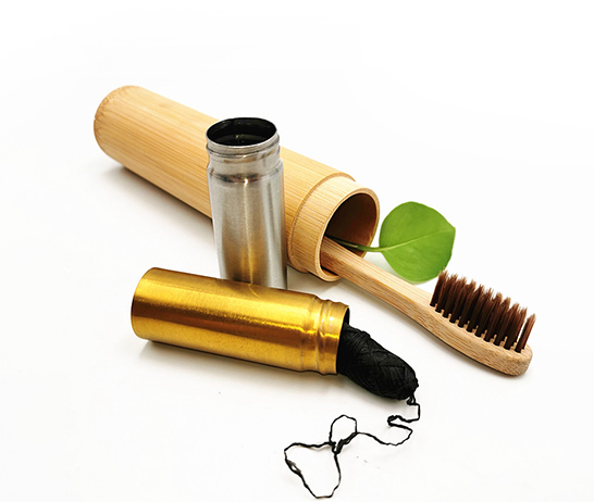 bamboo charcoal dental floss